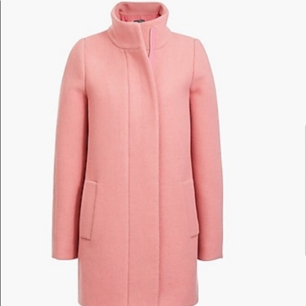 J Crew City Coat in Fresh Rose Size 00